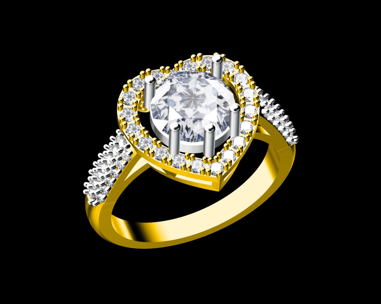 AD17864 — Ladies Rings jewellery CAD design (JCD/STL) AD17864 — Ladies Rings jewellery CAD design (JCD/STL)