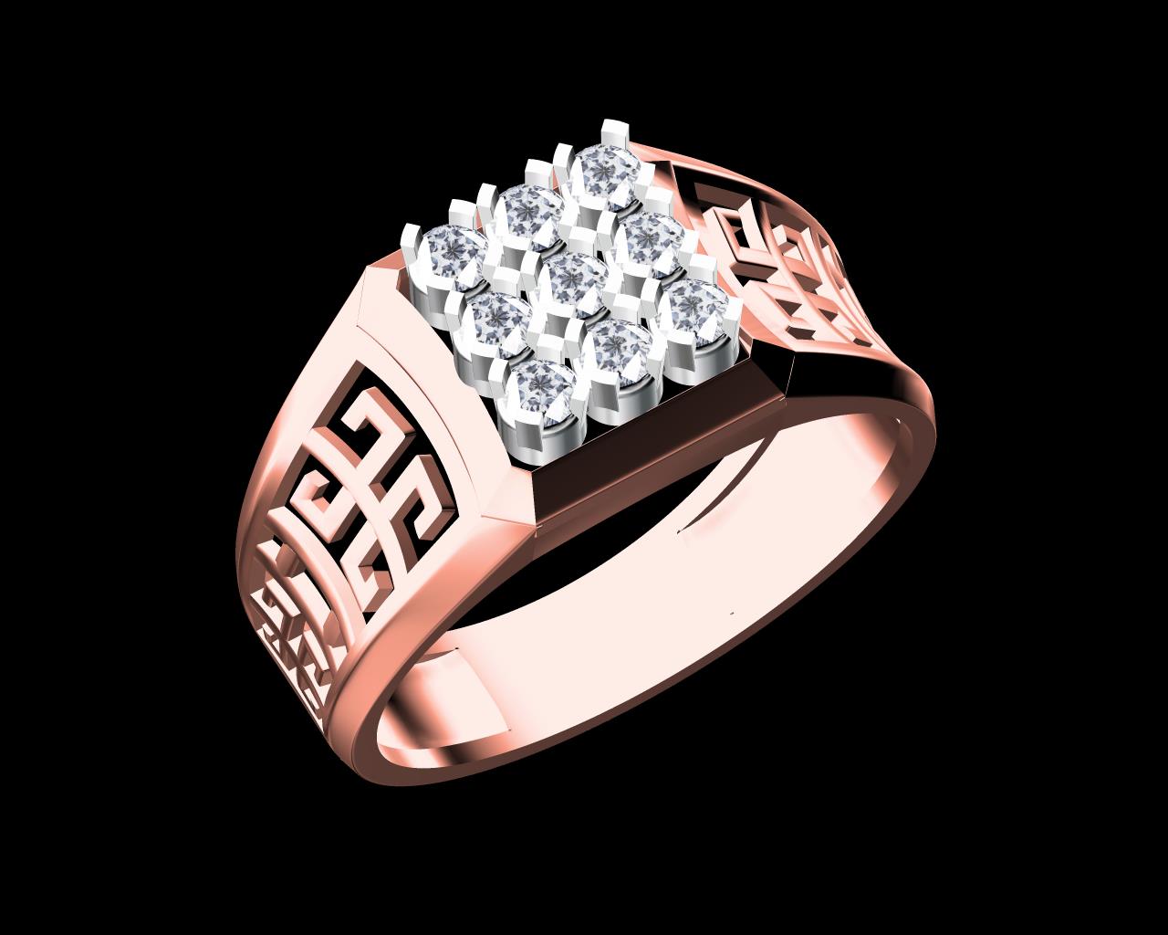 AD17869 — Gents Rings jewellery CAD design (JCD/STL) AD17869 — Gents Rings jewellery CAD design (JCD/STL)