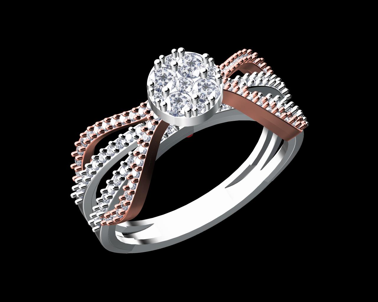 AD17870 — Ladies Rings jewellery CAD design (JCD/STL) AD17870 — Ladies Rings jewellery CAD design (JCD/STL)